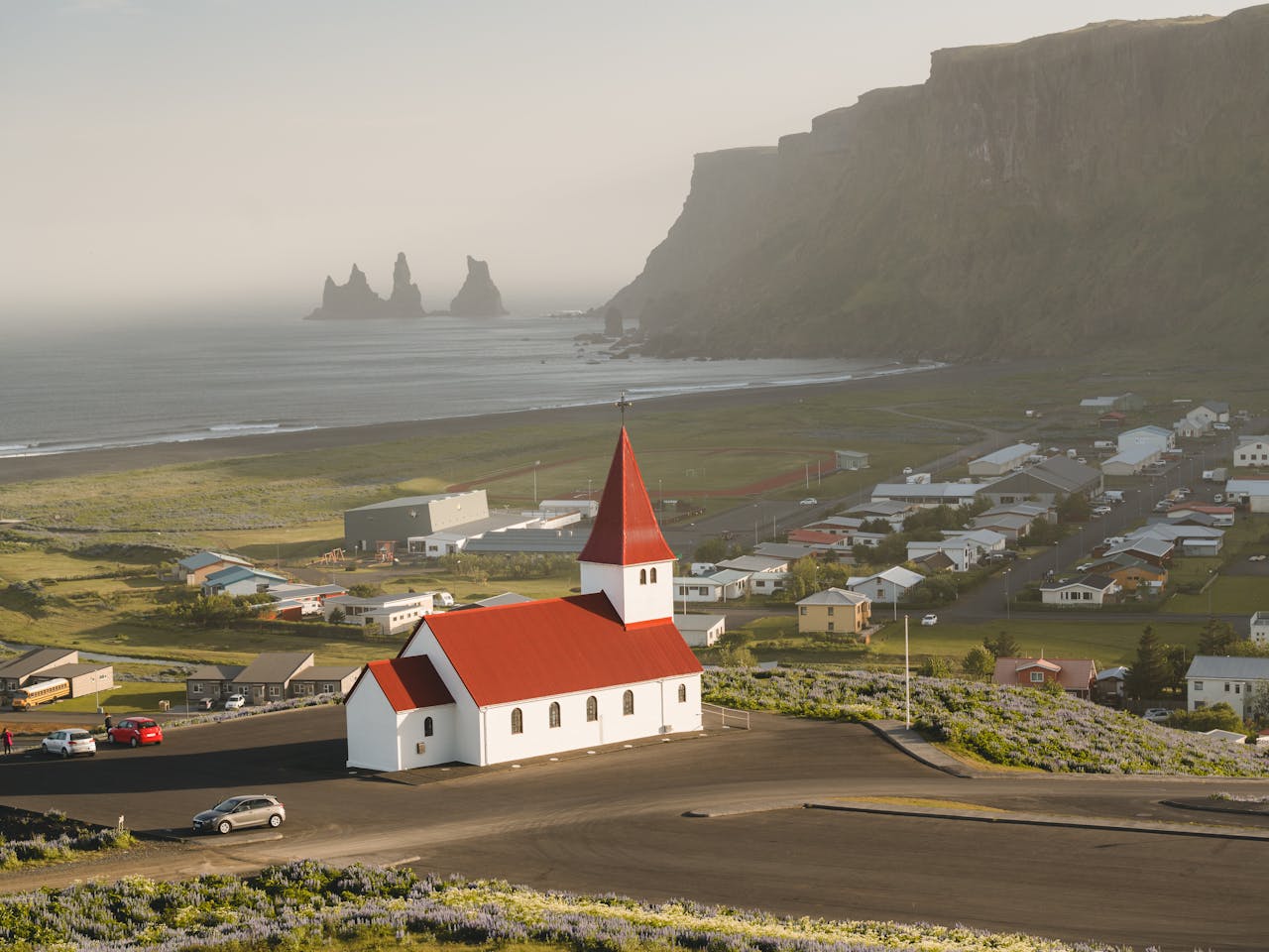 a small village on the Icelandic coast