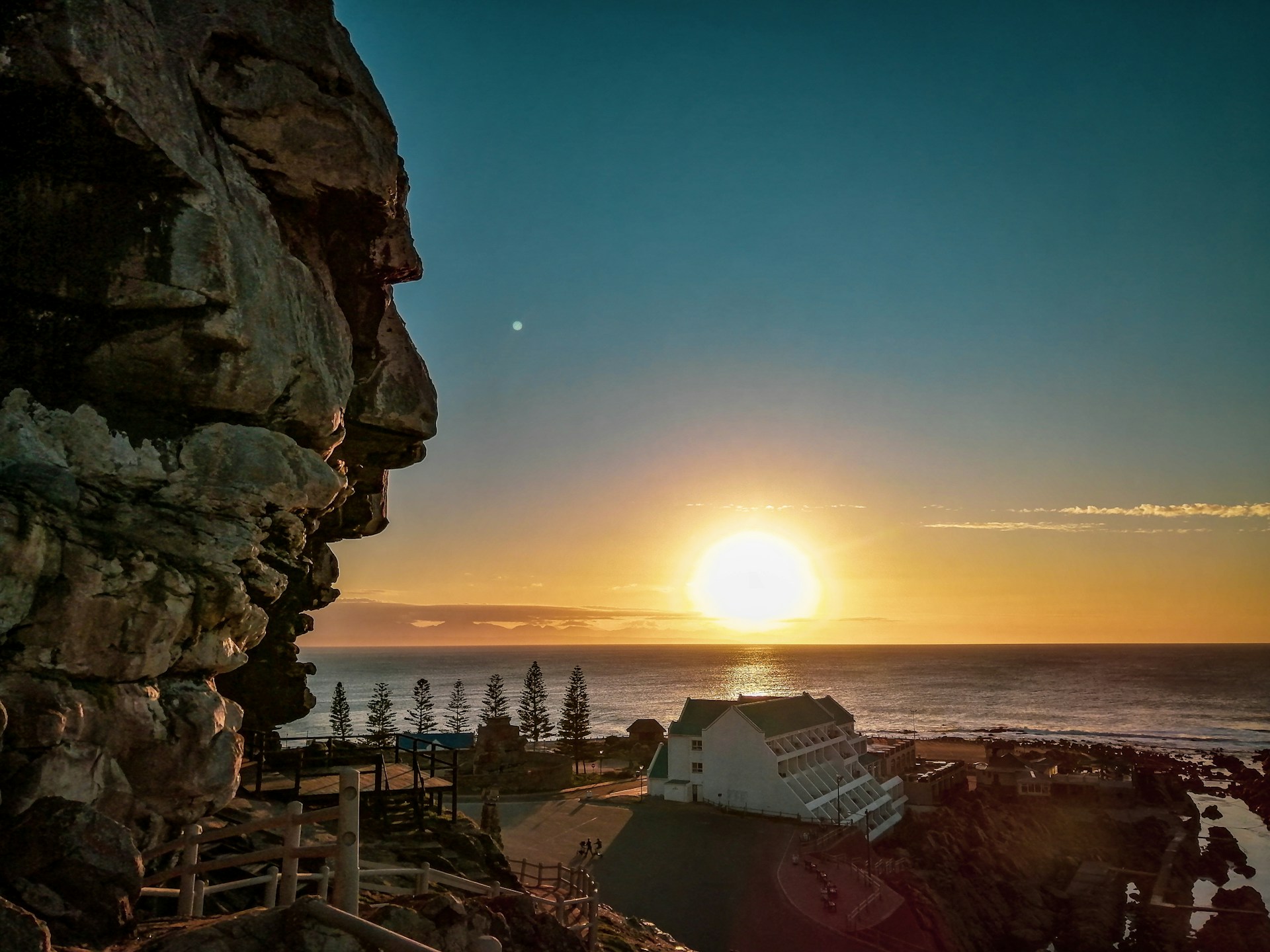 Mossel Bay, South Africa at sunset