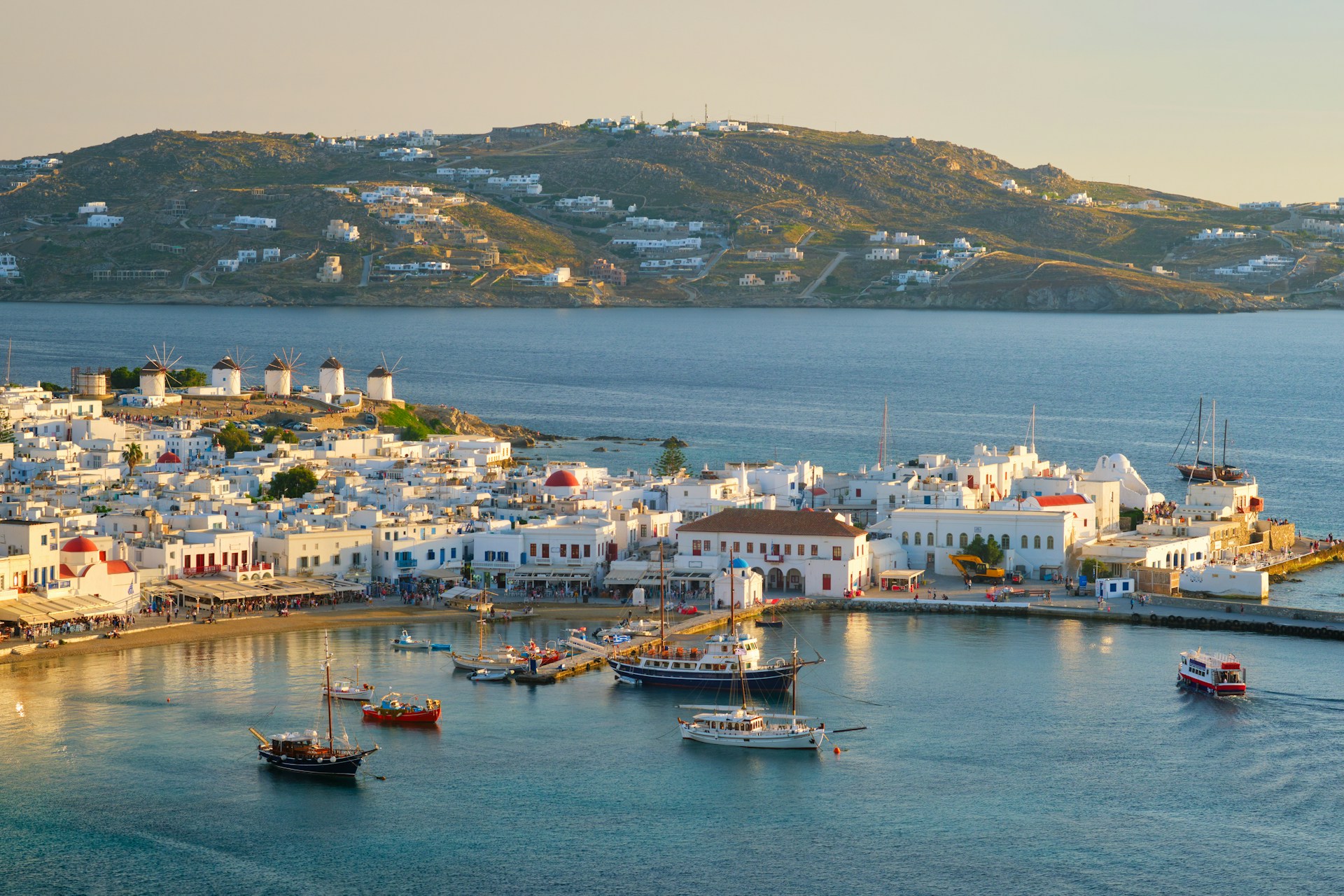 A port in the Greek Islands