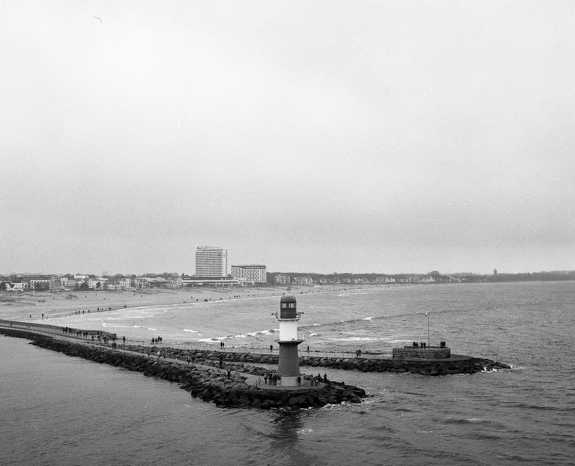 The Rostock coastline