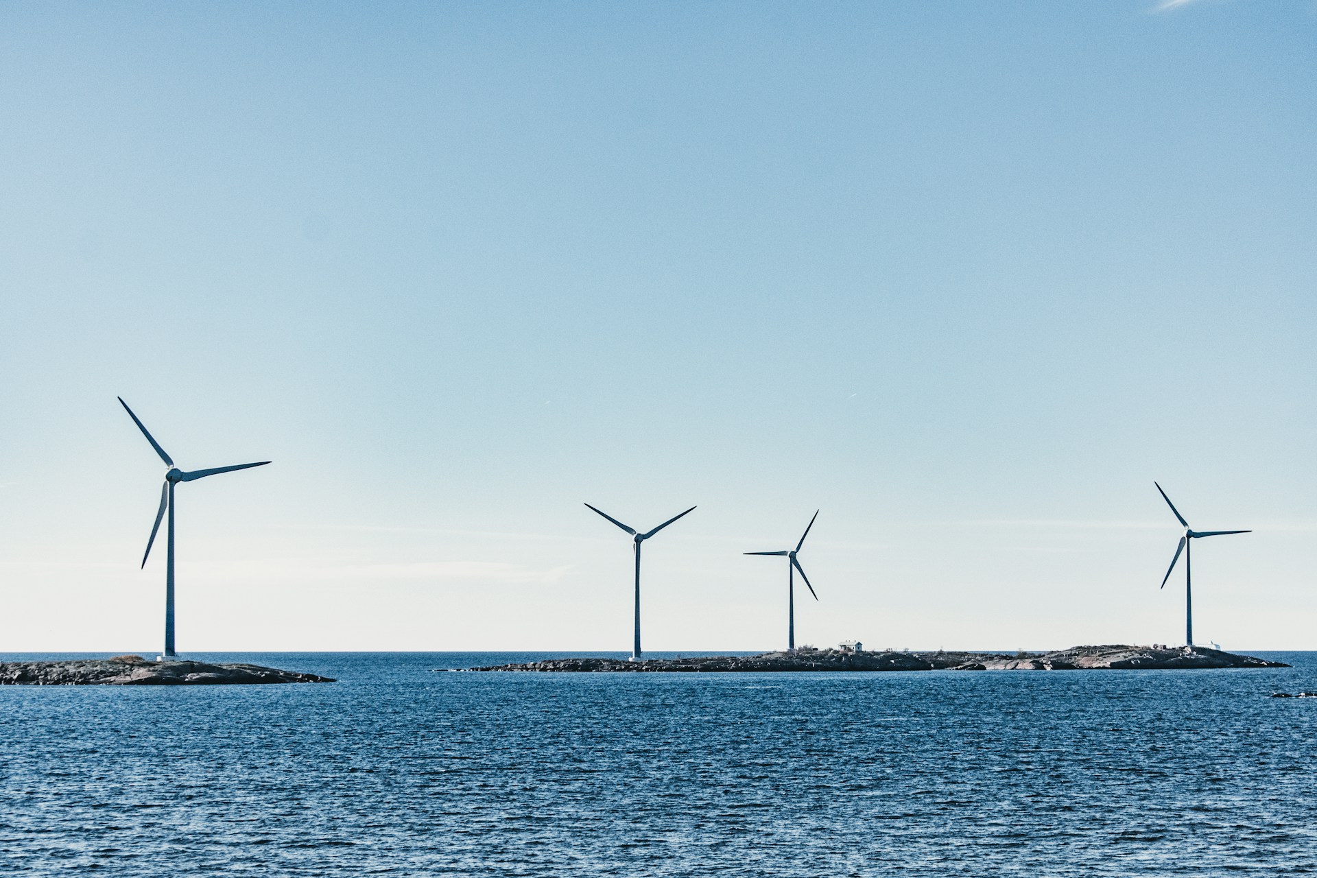 An offshore windfarm