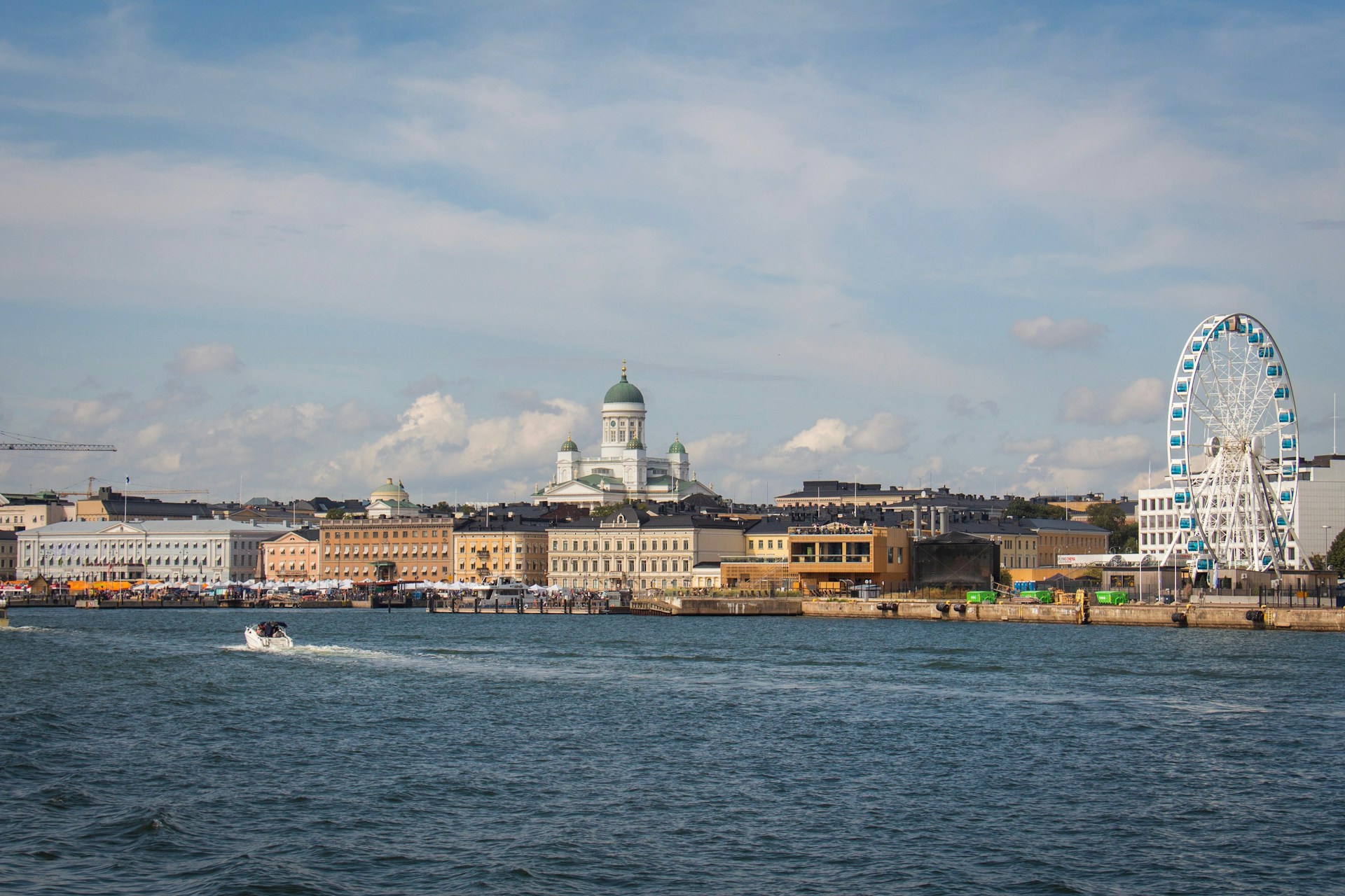 Helsinki, Finland as seen from the water