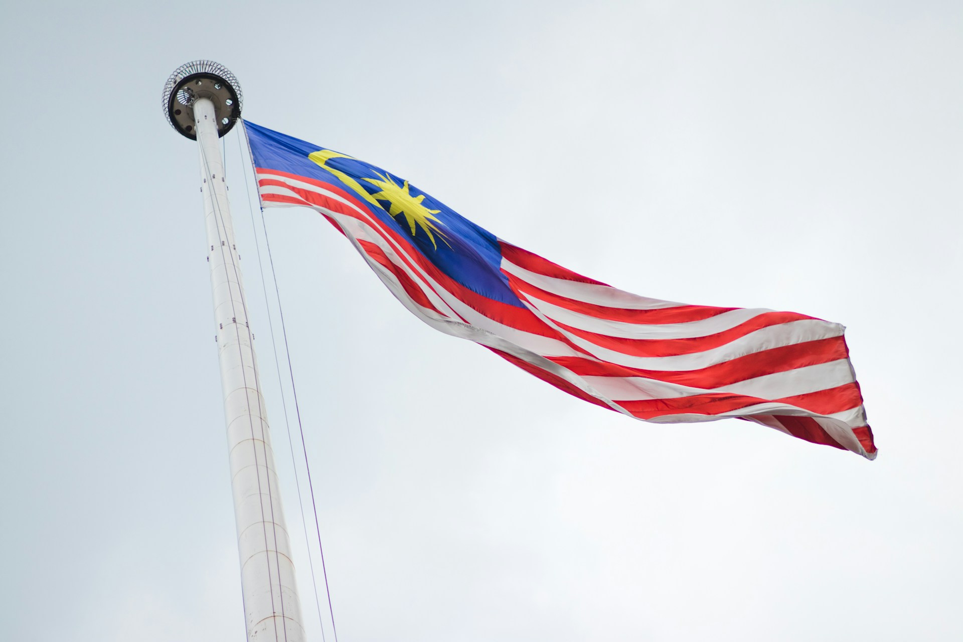 The Malaysian flag