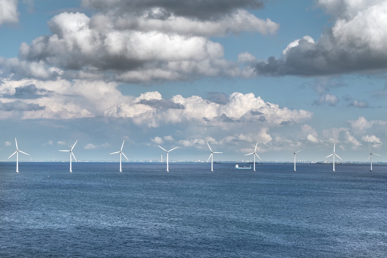 An offshore wind farm