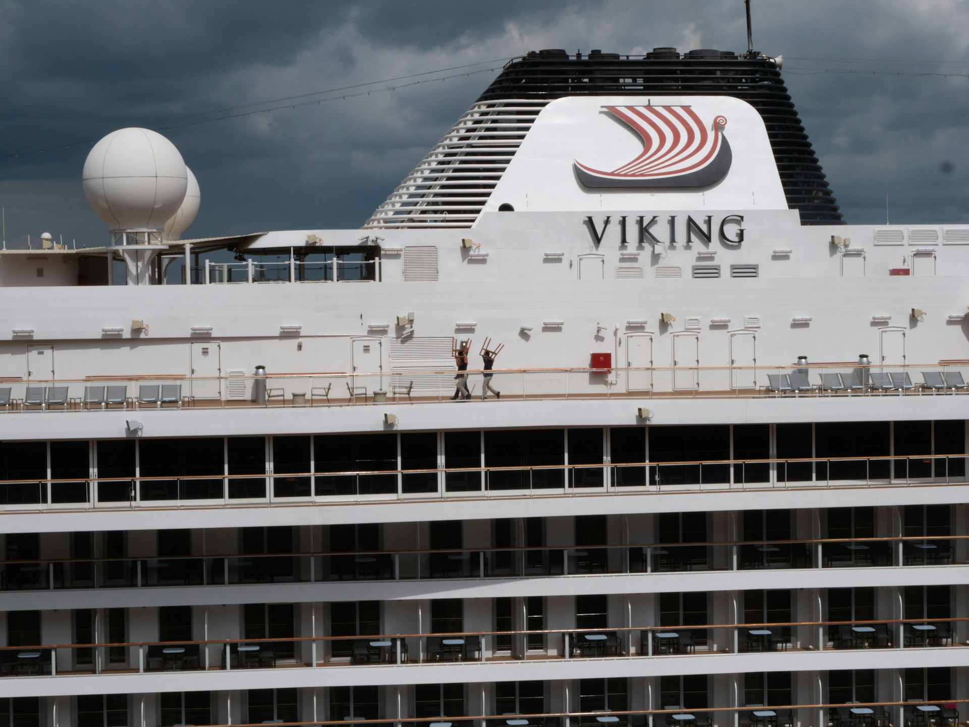 a Viking cruise ship