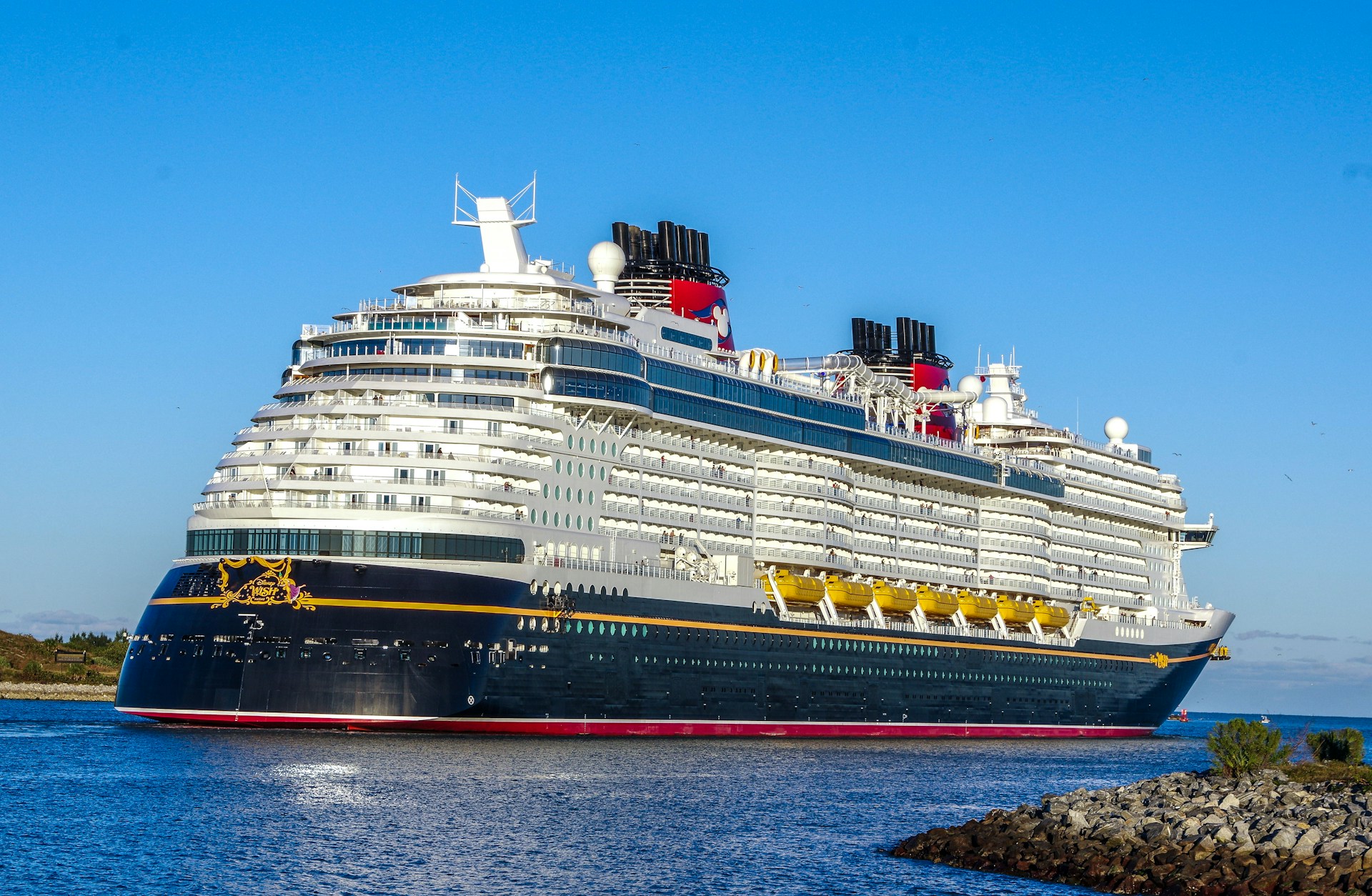 The Disney Wish cruise ship