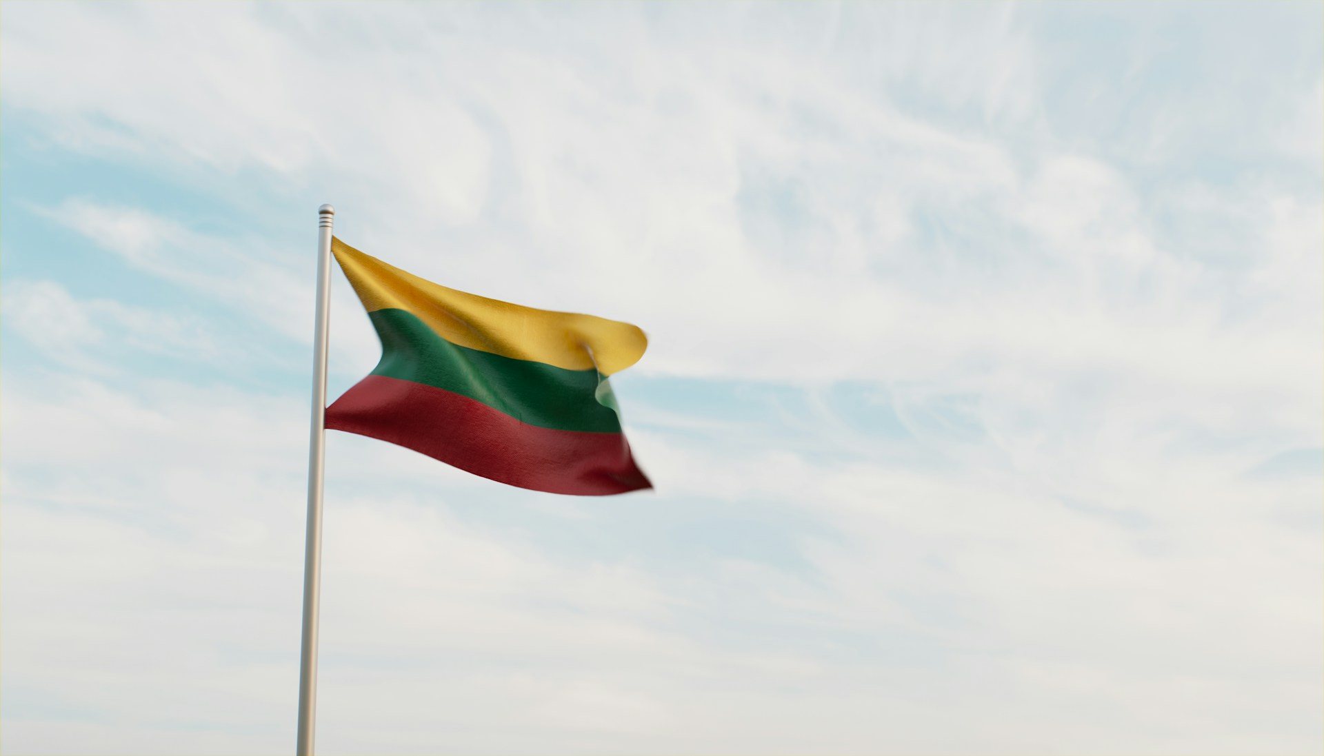 The Lithuanian flag