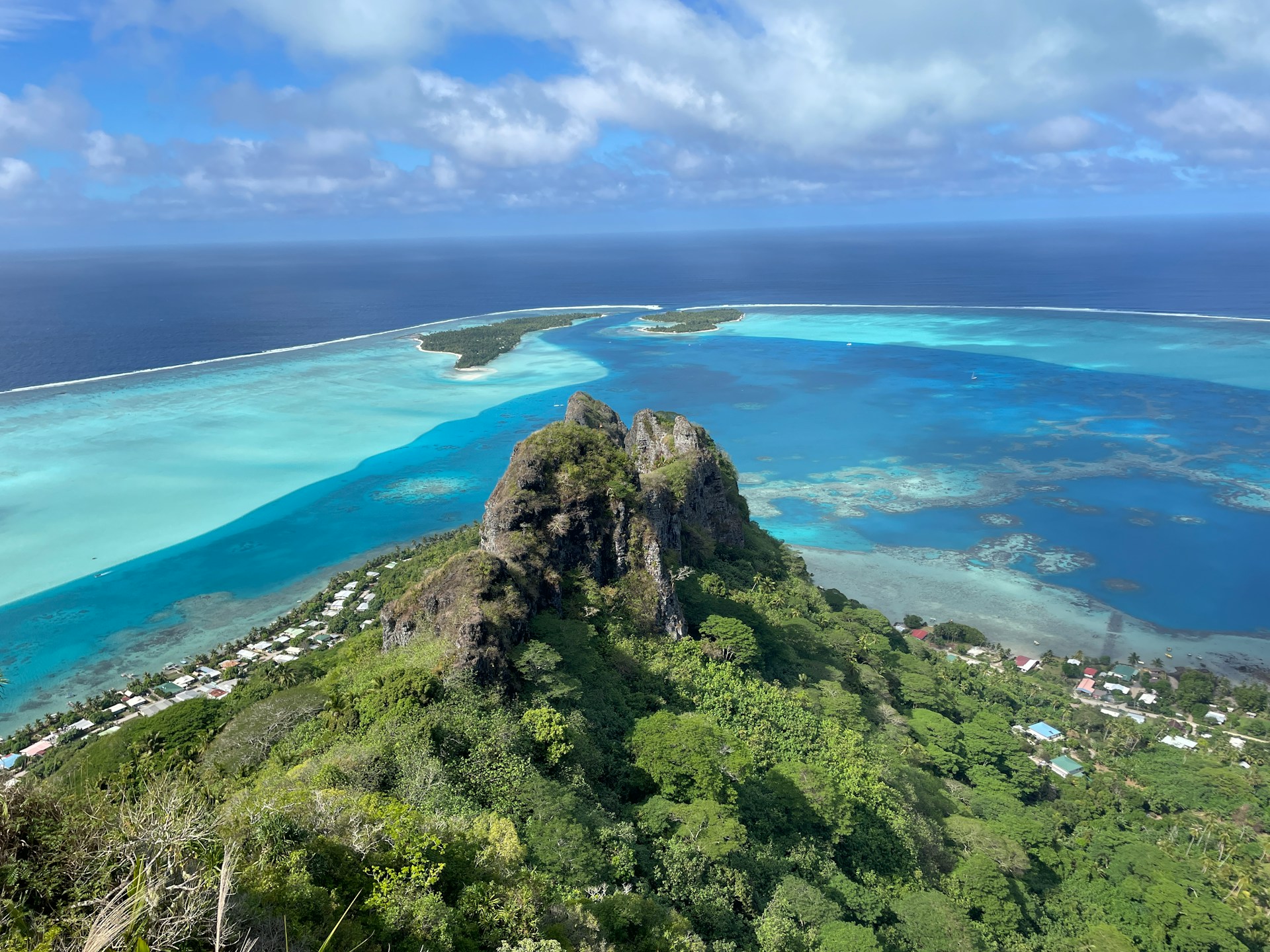 Aerial view of Tahiti