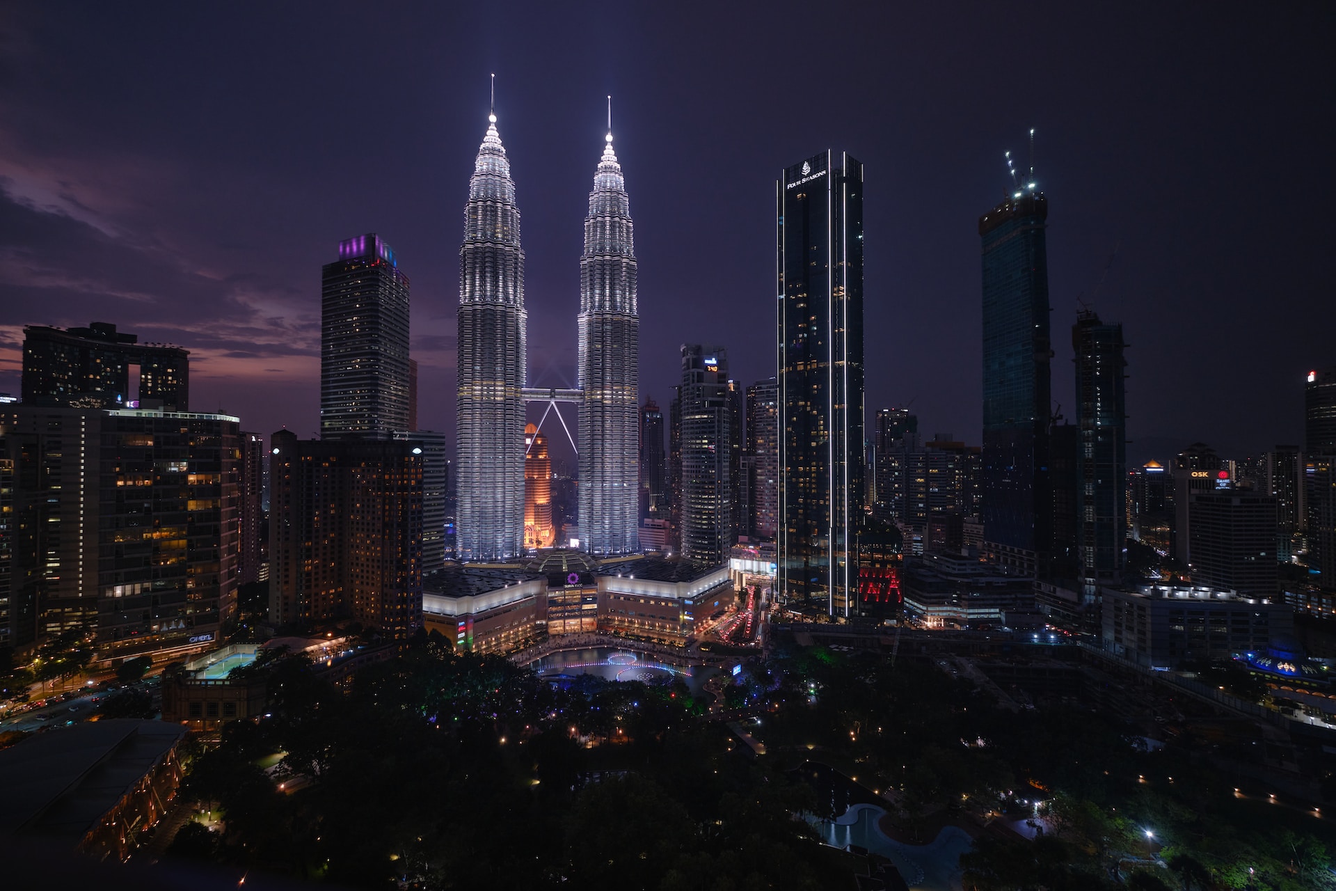 The Petronas twin towers