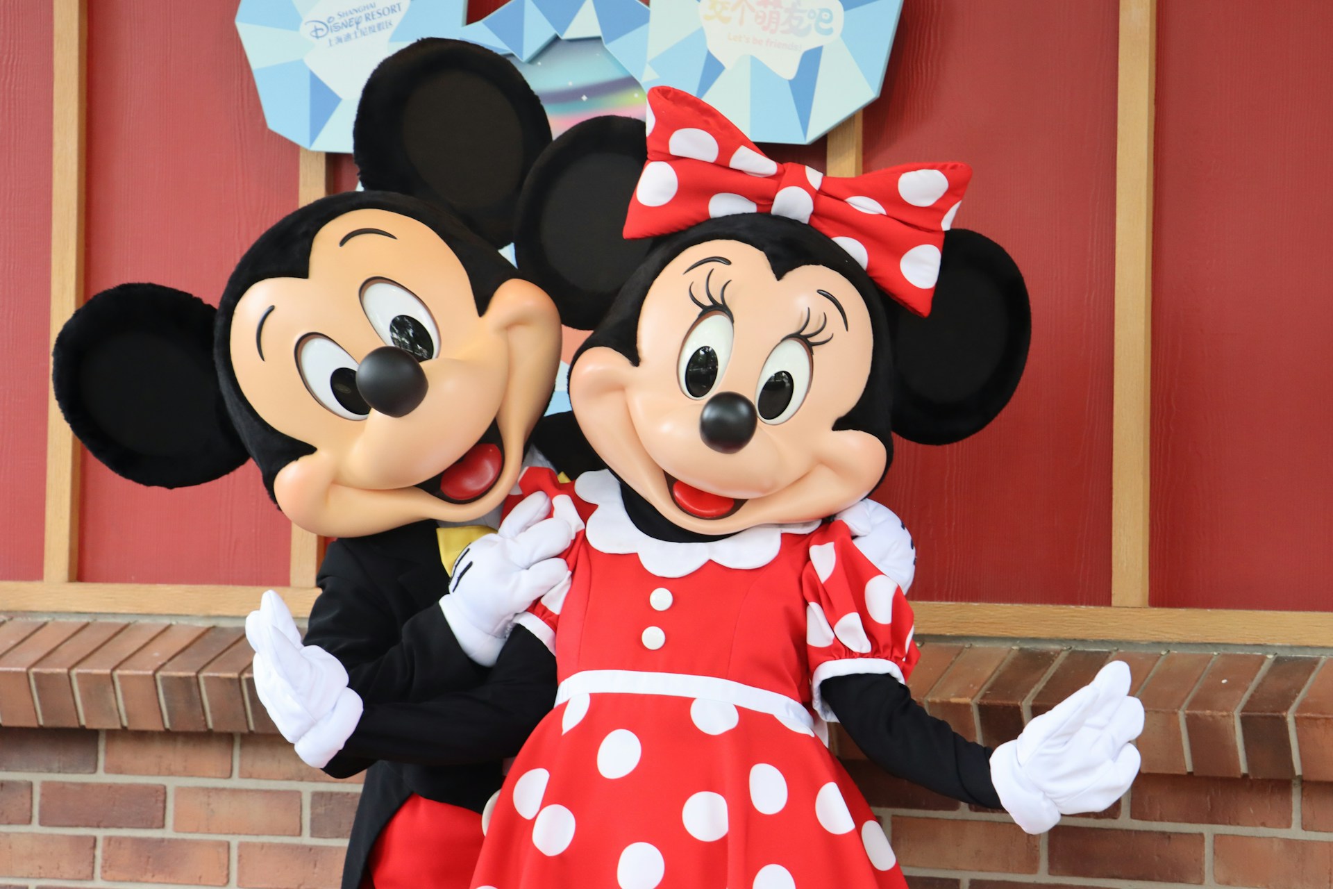 Mickey and Minnie Mouse