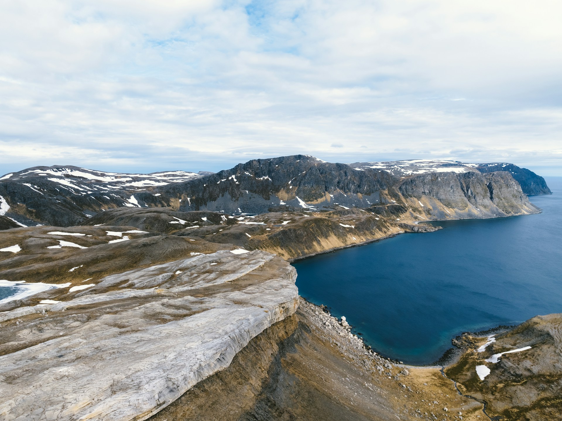 The Norwegian coastline