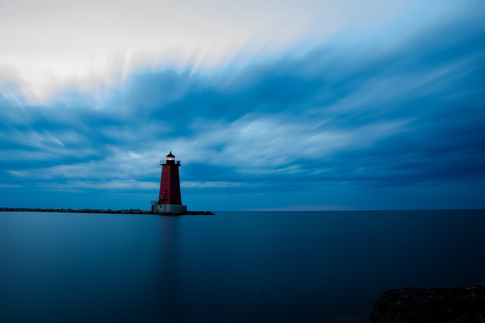 Lighthouse on one of the Great Lakes