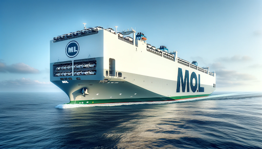 LNG-Powered Car Carrier, Cerulean Ace, Delivered to MOL
