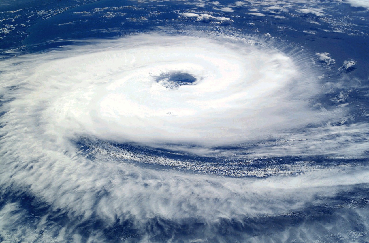 the eye of a hurricane