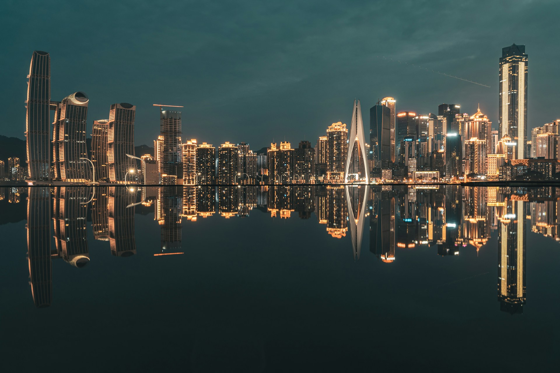 Chongqing, China at night