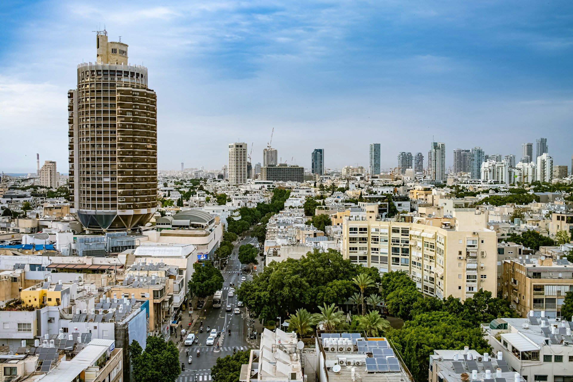 Aerial view of Tel Aviv