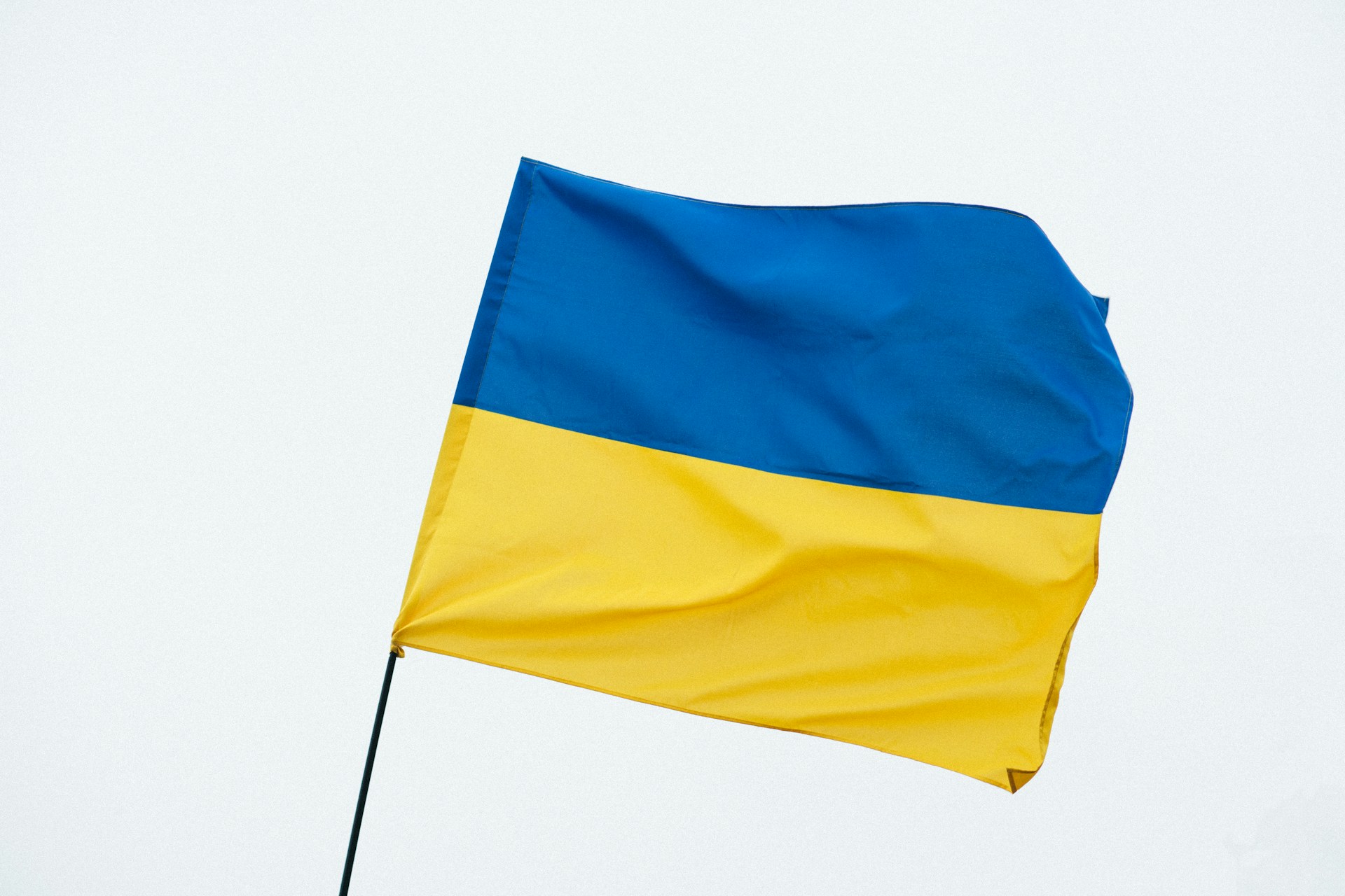 The Ukrainian flag