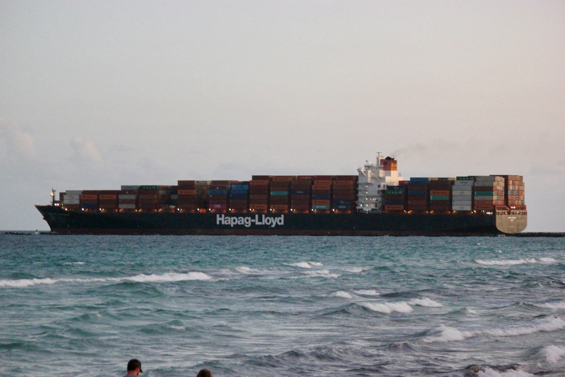 A Hapag-Lloyd container ship