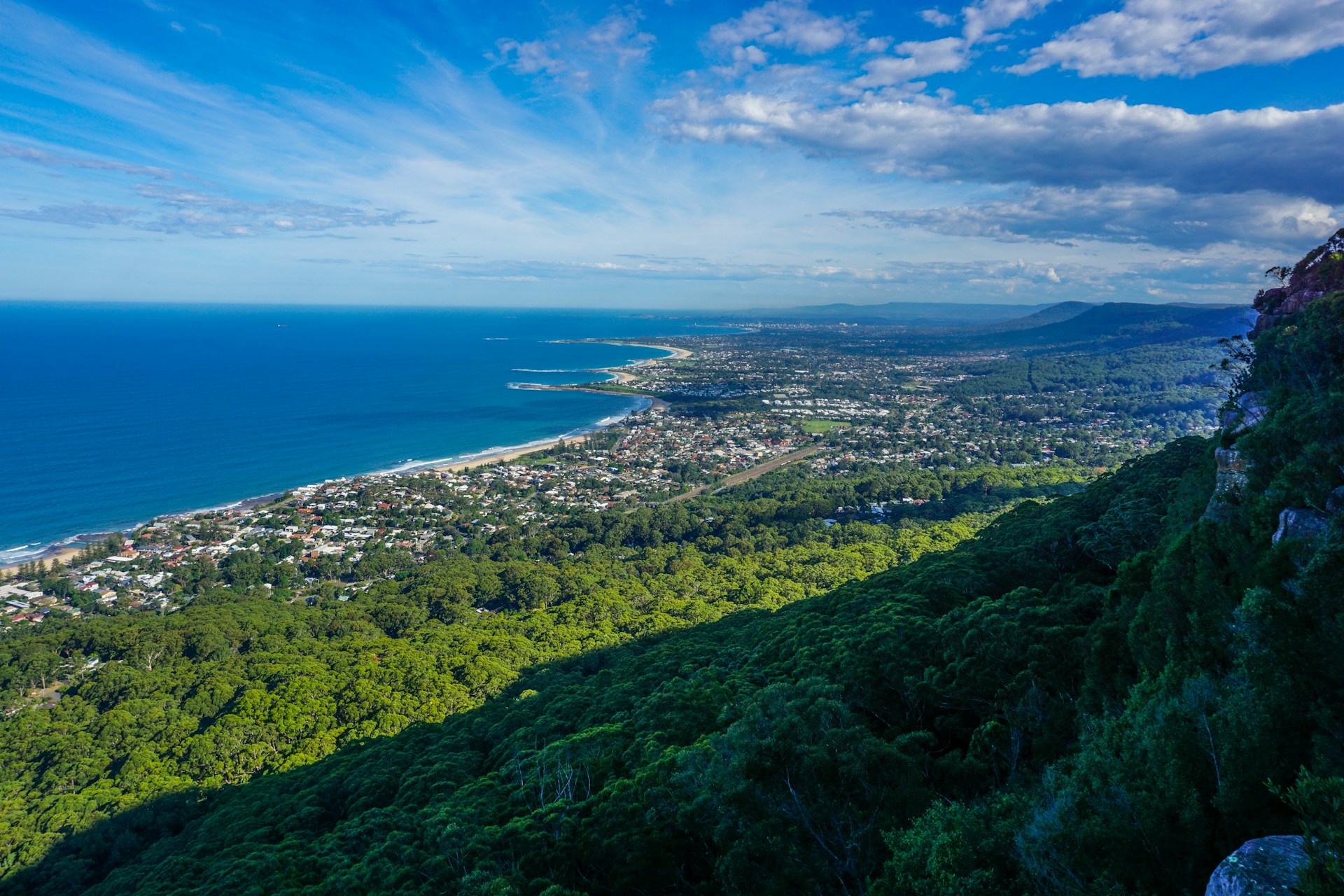 The Illawarra coastline, Australia