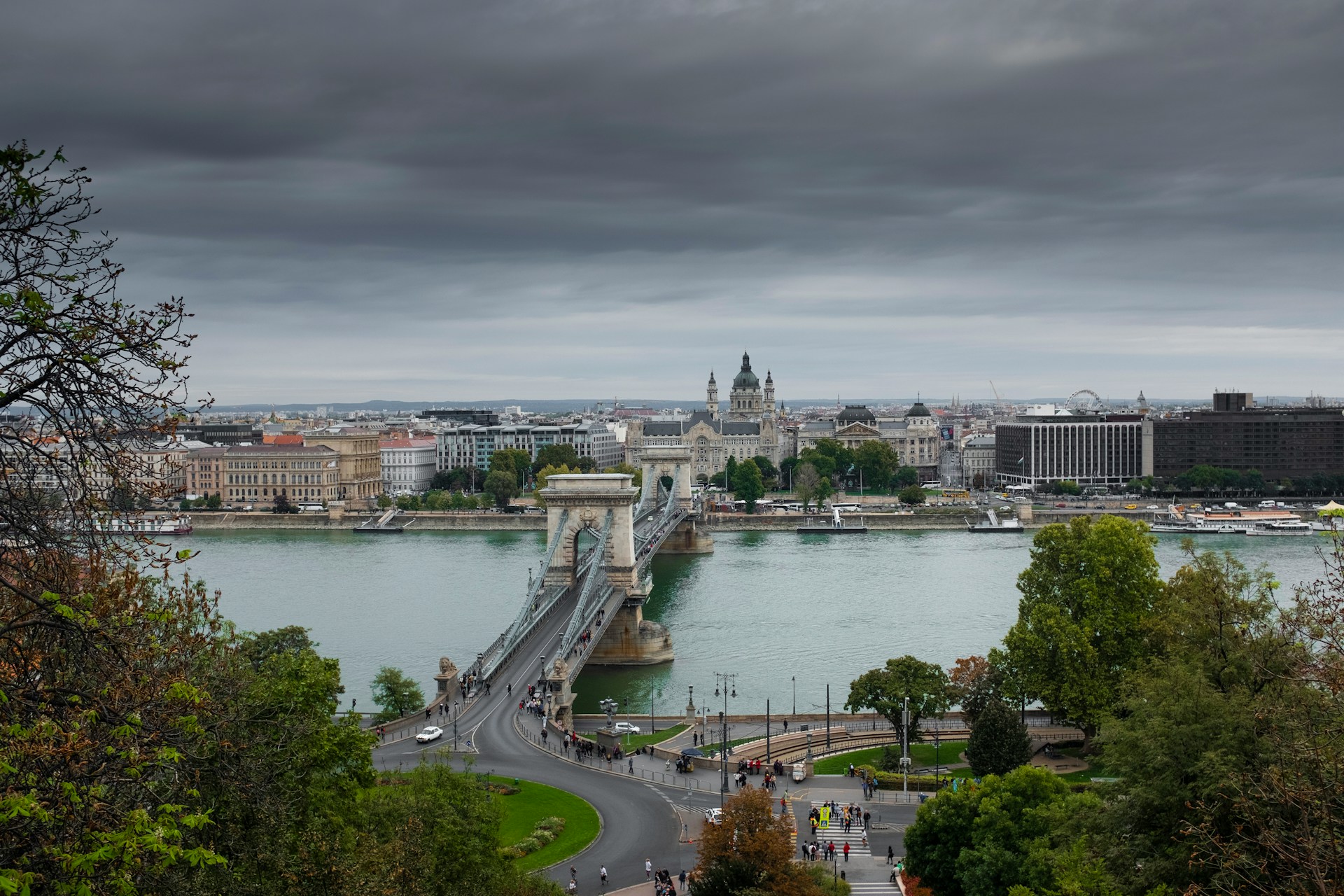 A view across Budapest, Hungary