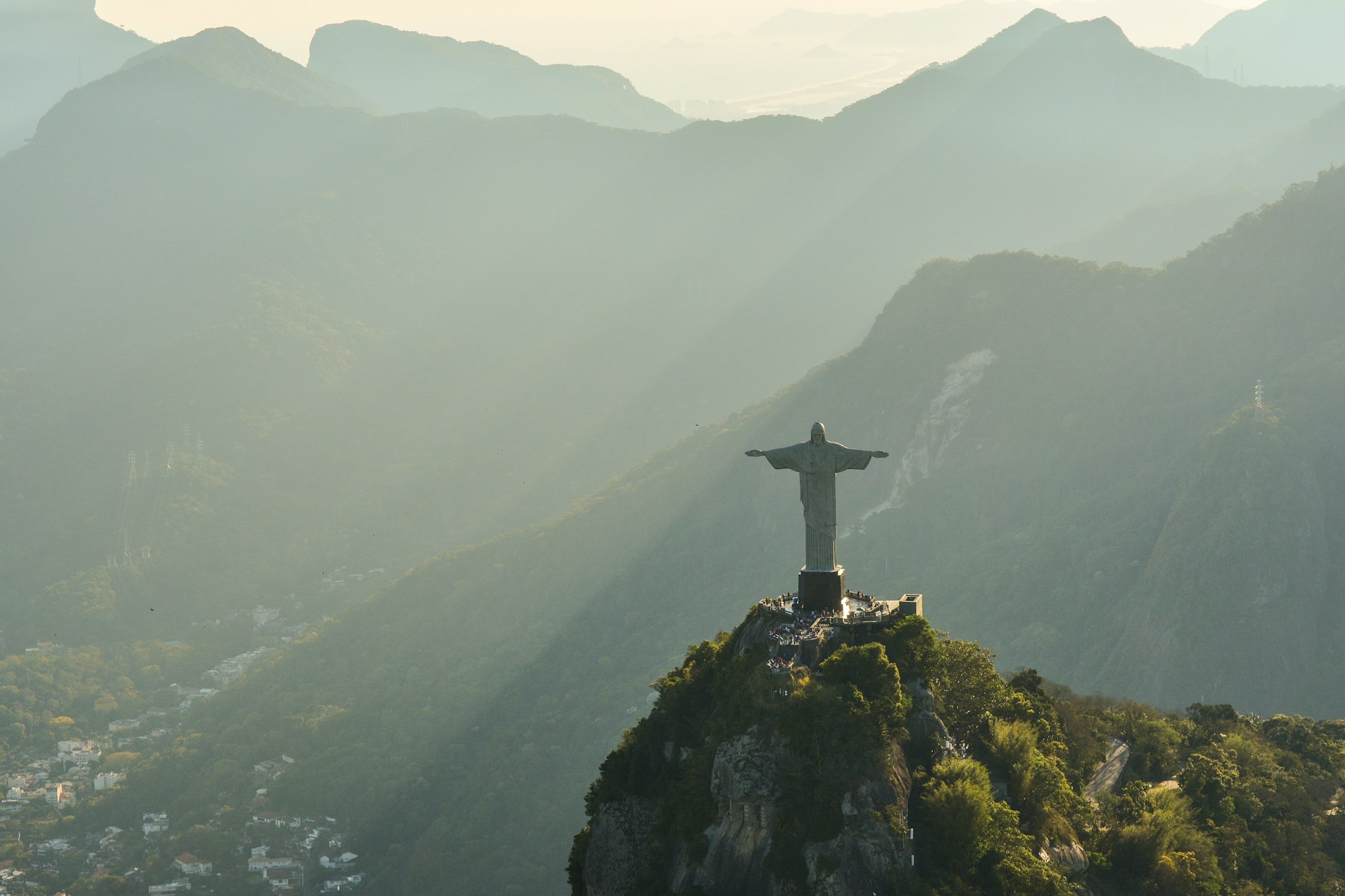 The Christ the Redeemer statue in Brazil