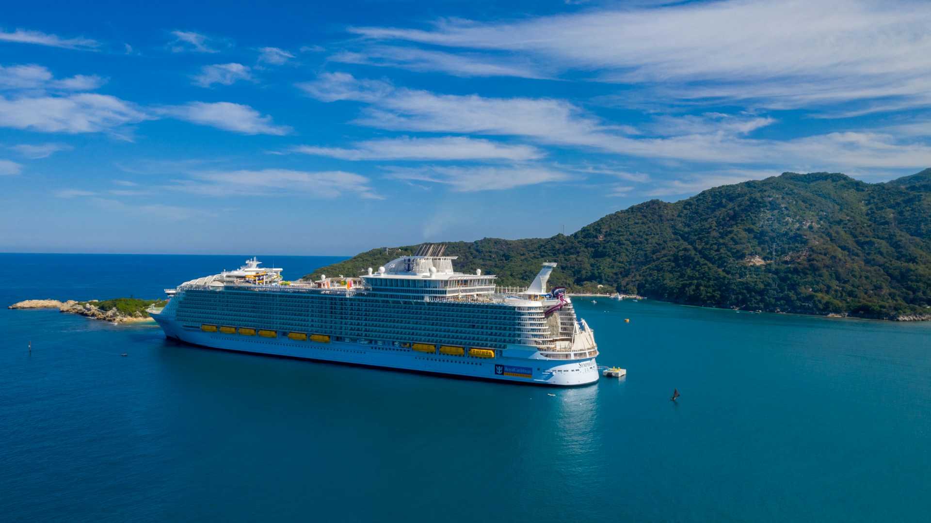 A Royal Caribbean cruise ship