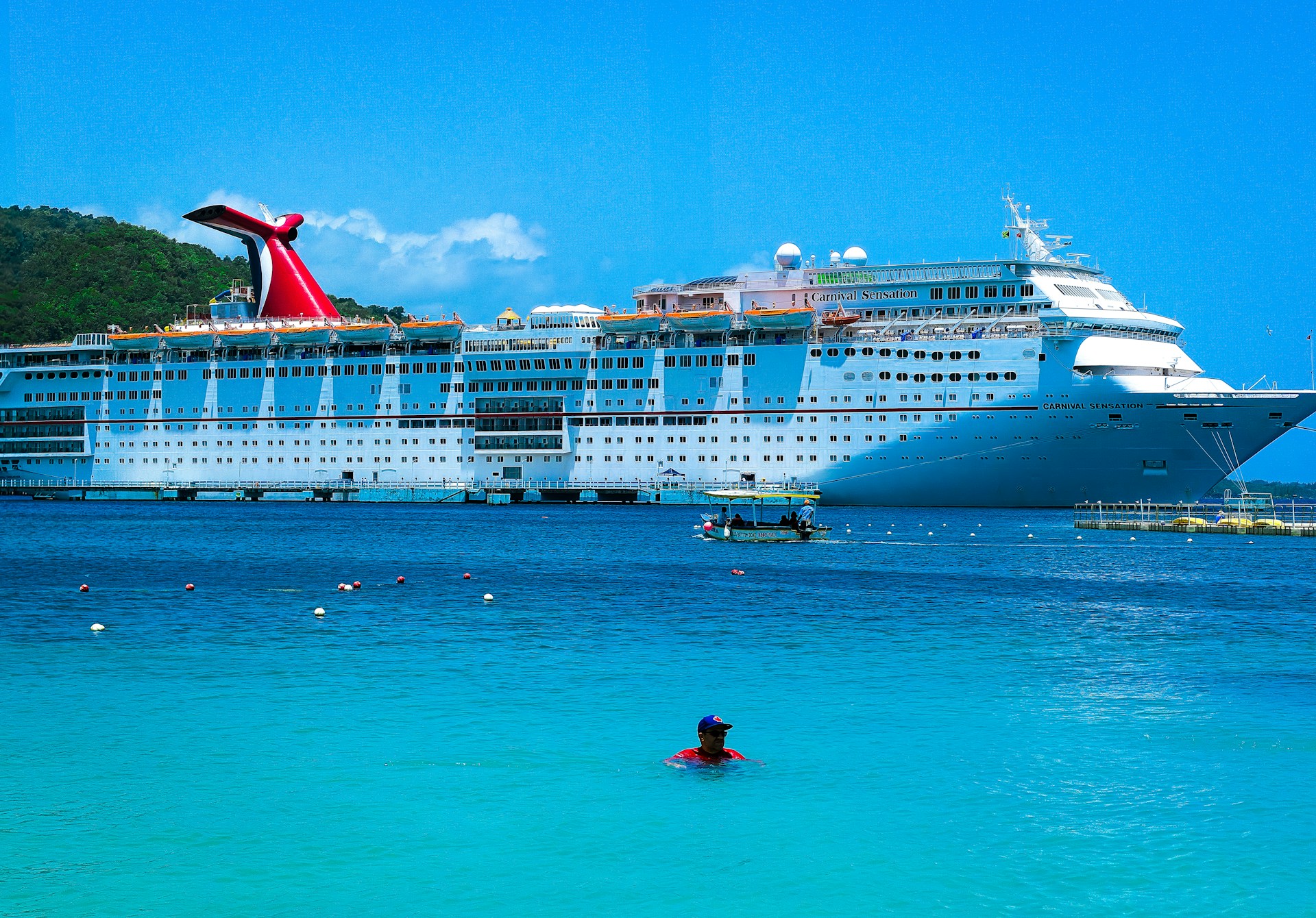 The Carnival Sensation cruise ship