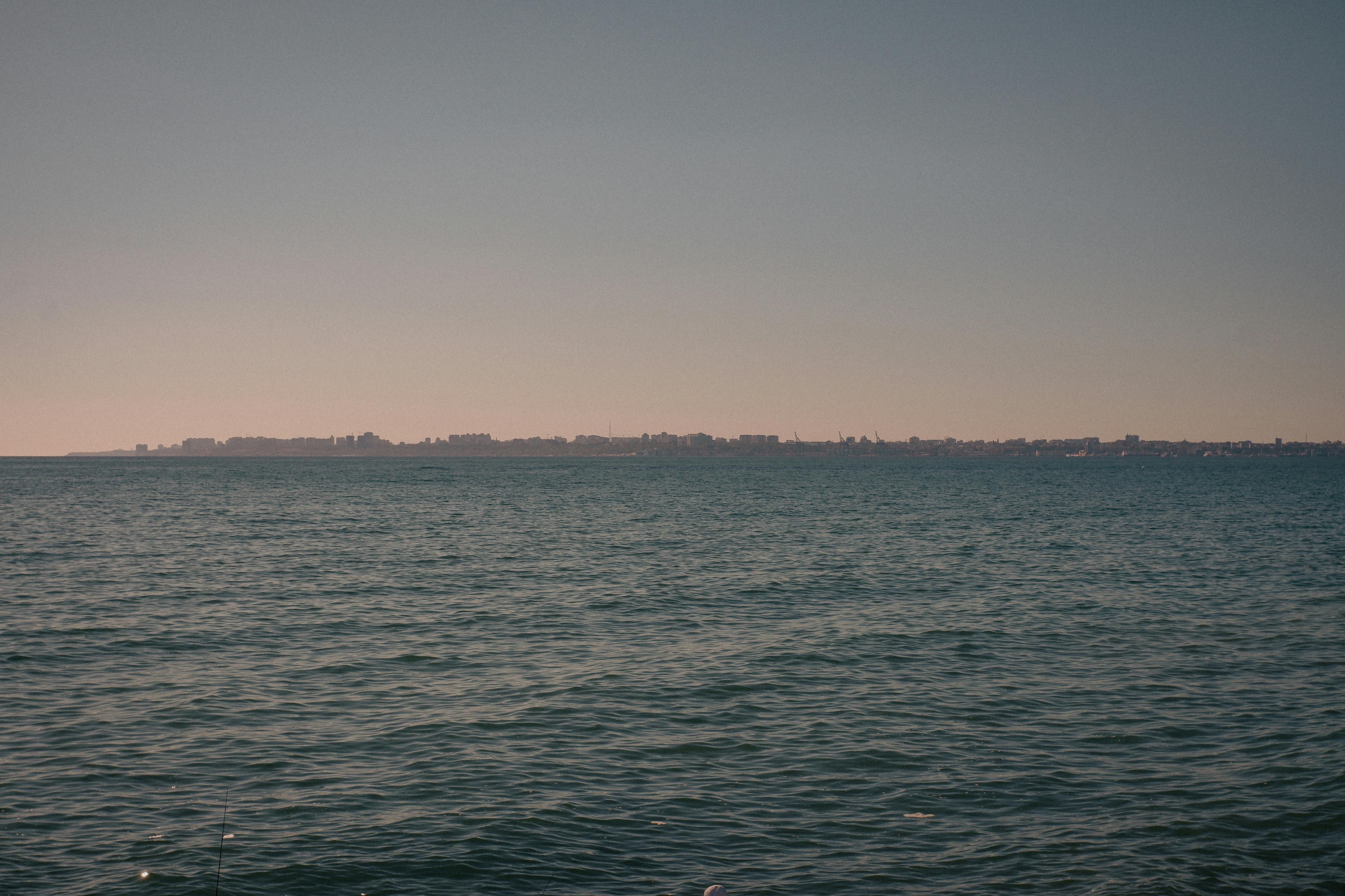 the Odessa skyline as seen from the ocean