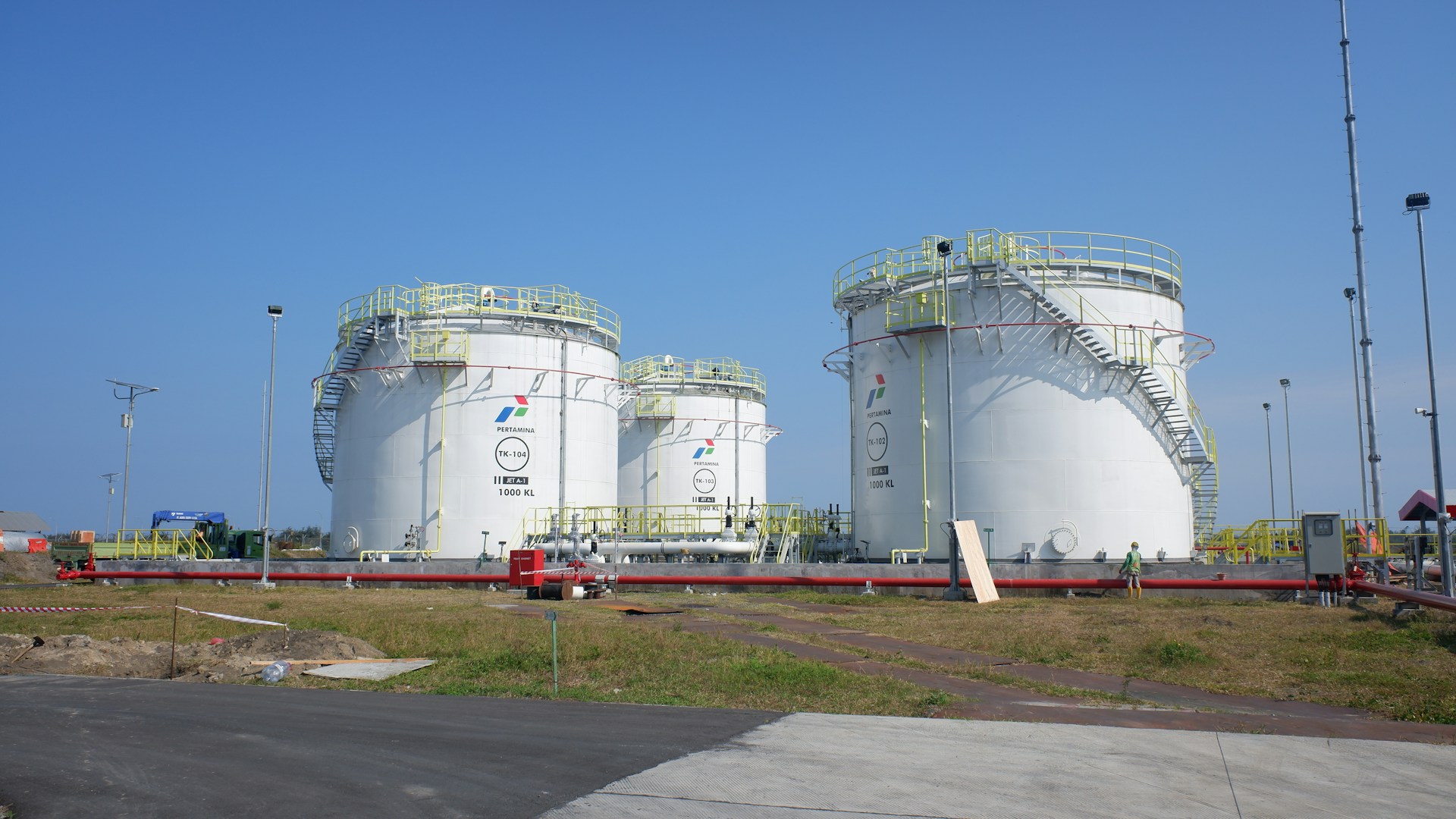 Pertamina gas storage facility