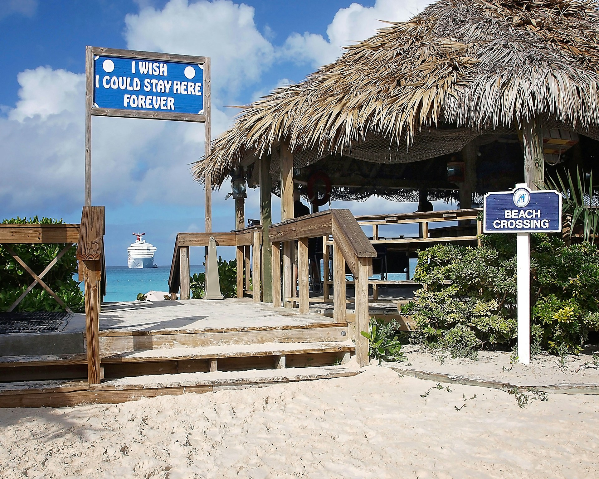 Half Moon Cay in the Bahamas