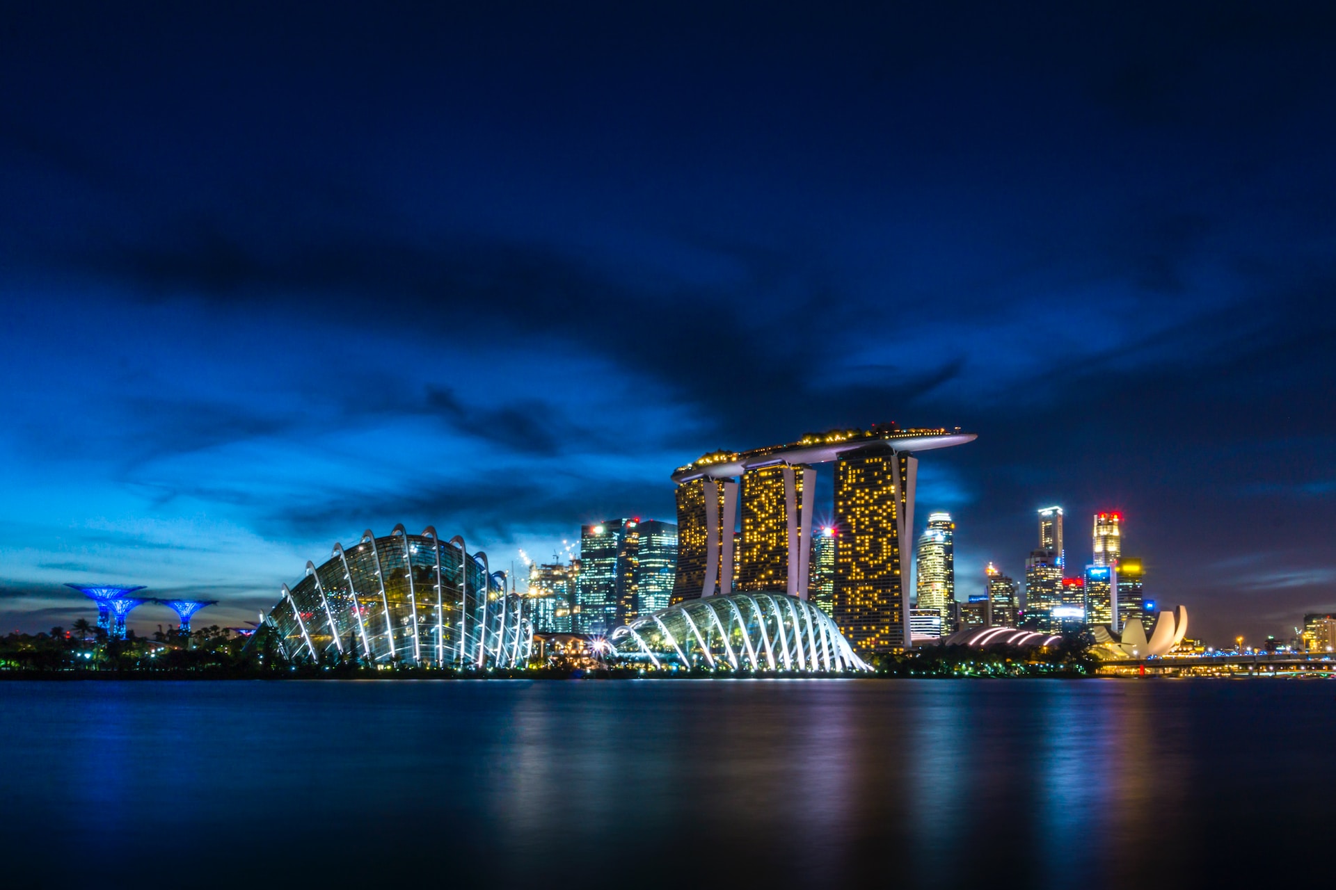 Singapore at night