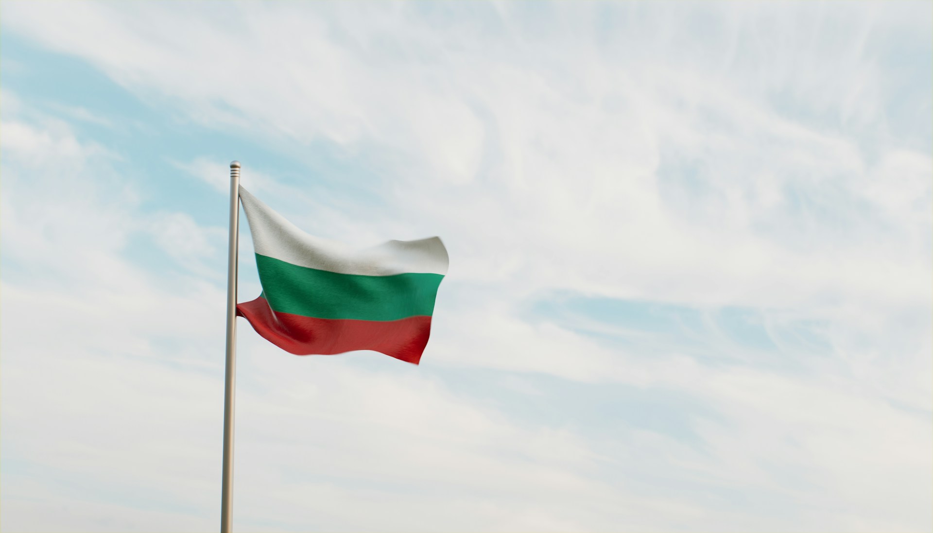 The Bulgarian flag