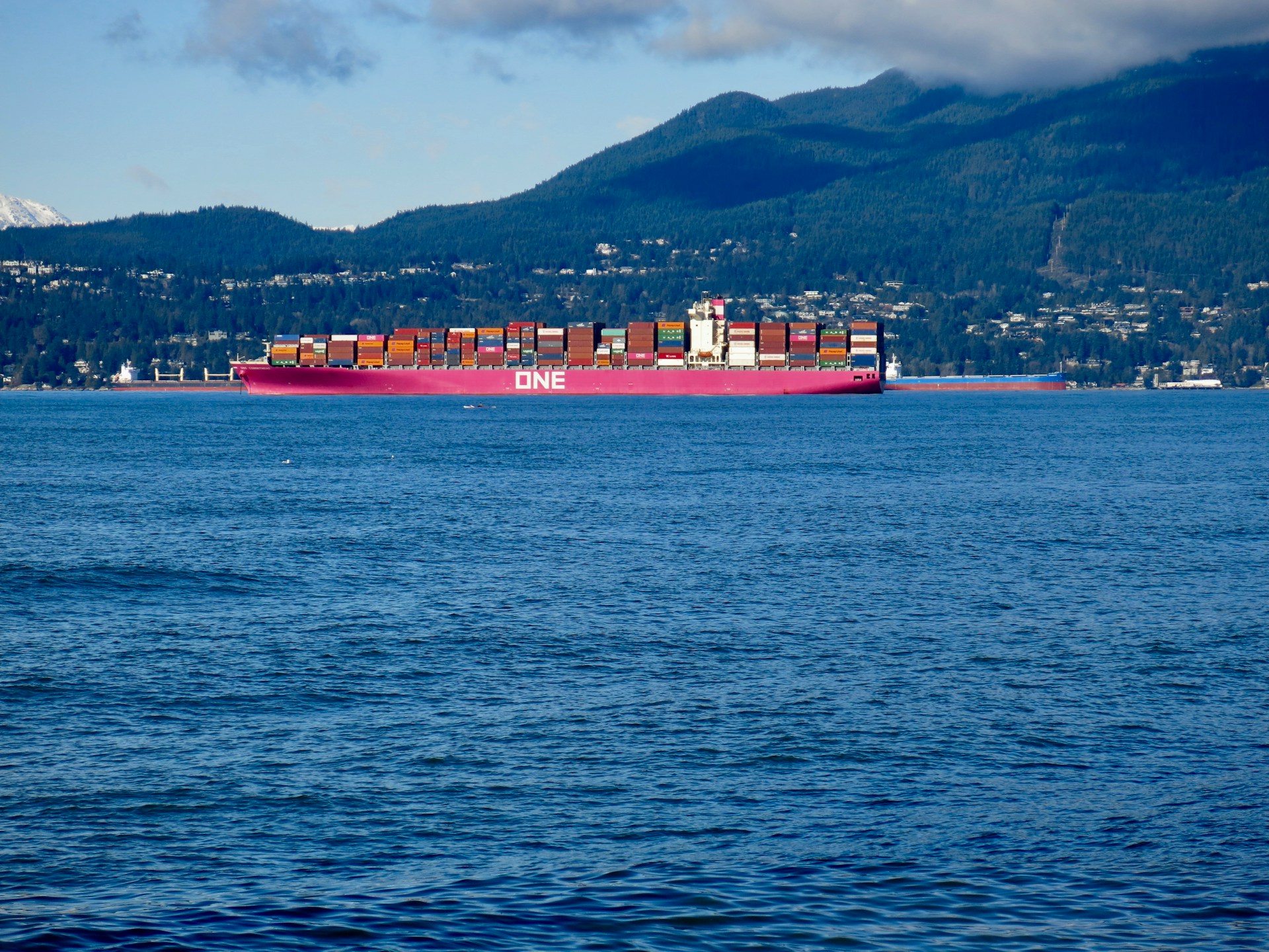 a ONE container ship