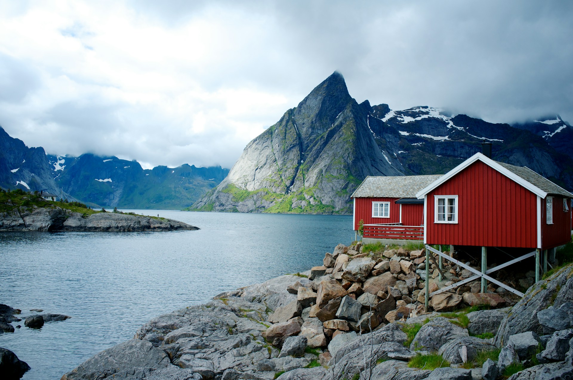 Mountains and water in Norway