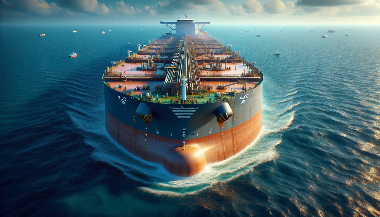 AI generated image of a VLCC