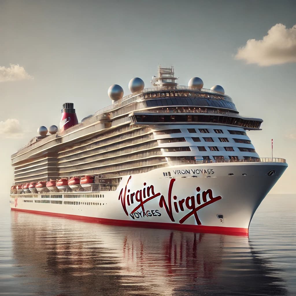 A Virgin cruise ship