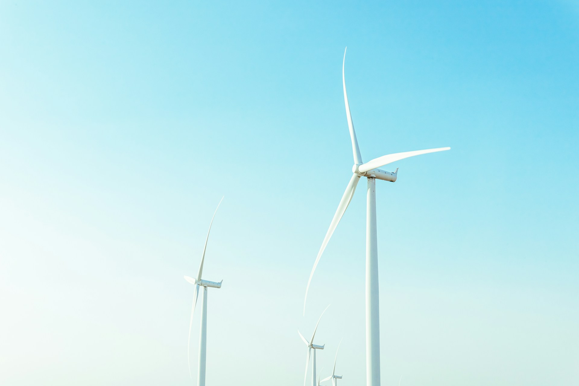 Propellers in an offshore wind farm