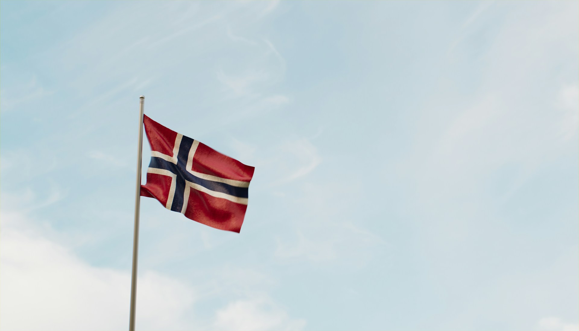 The Norwegian flag