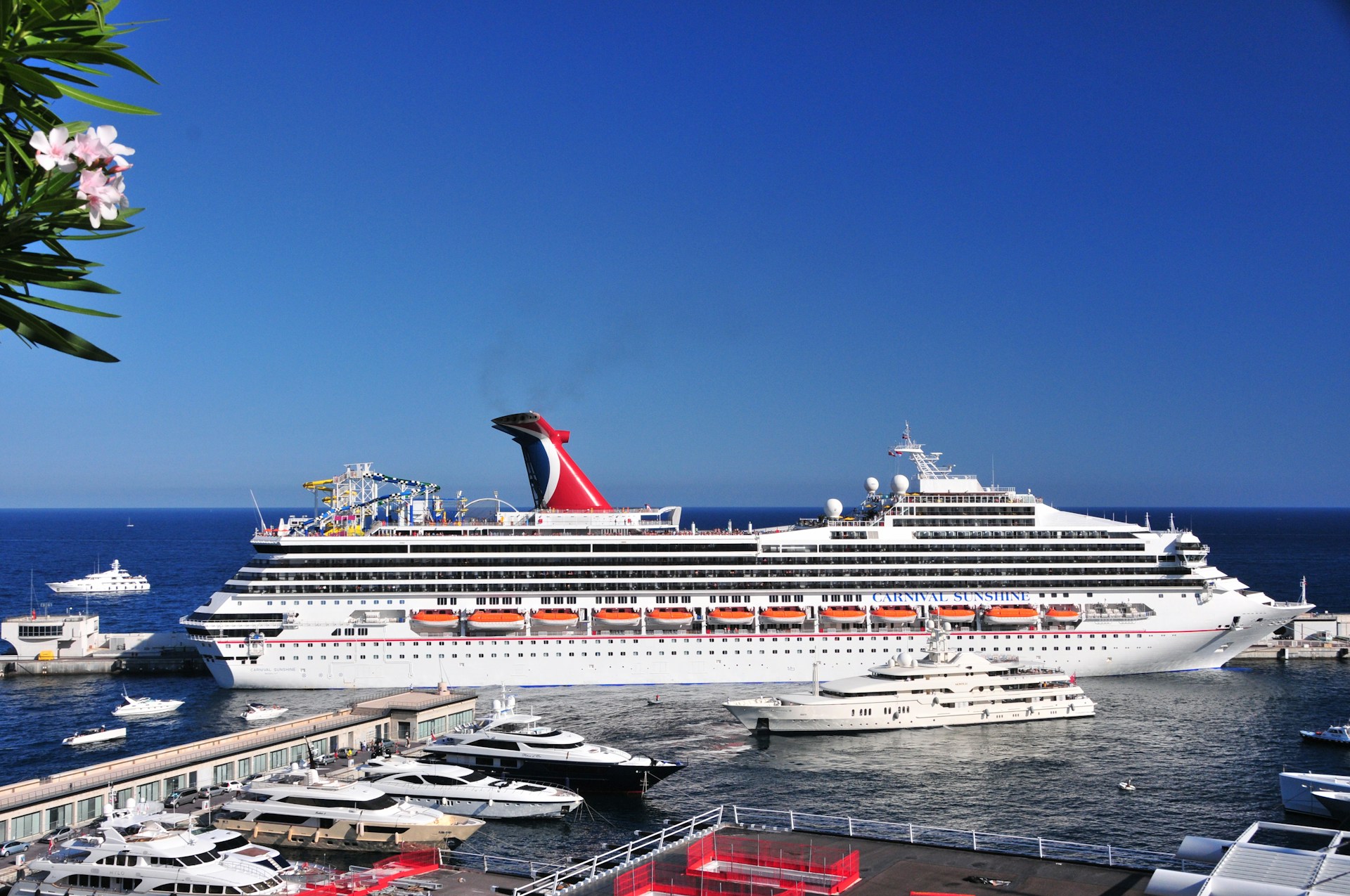 The Carnival Sunshine cruise ship