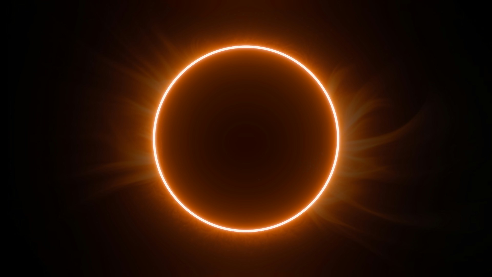 A solar eclipse