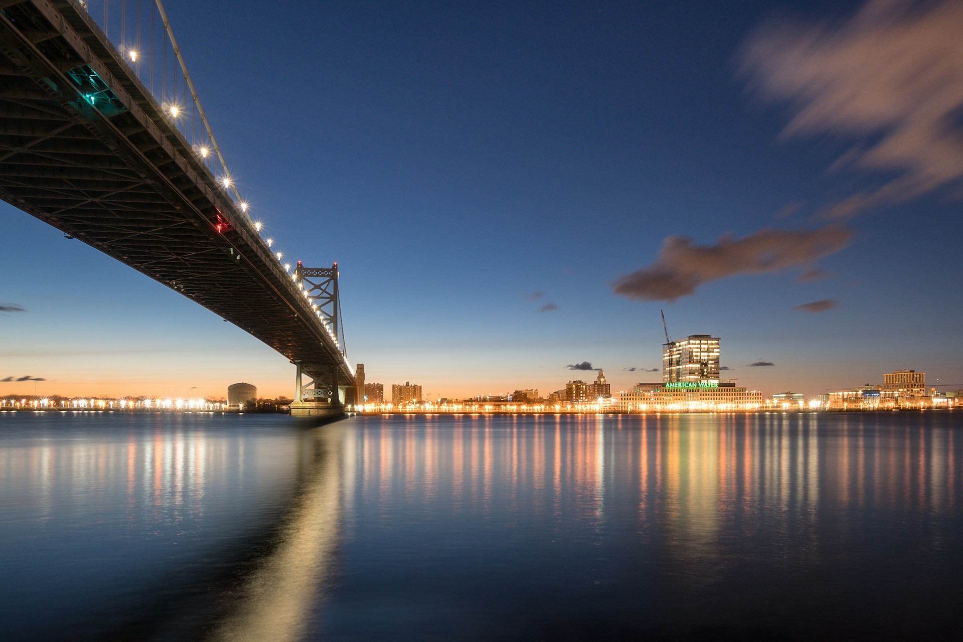 Philadelphia as seen from the water