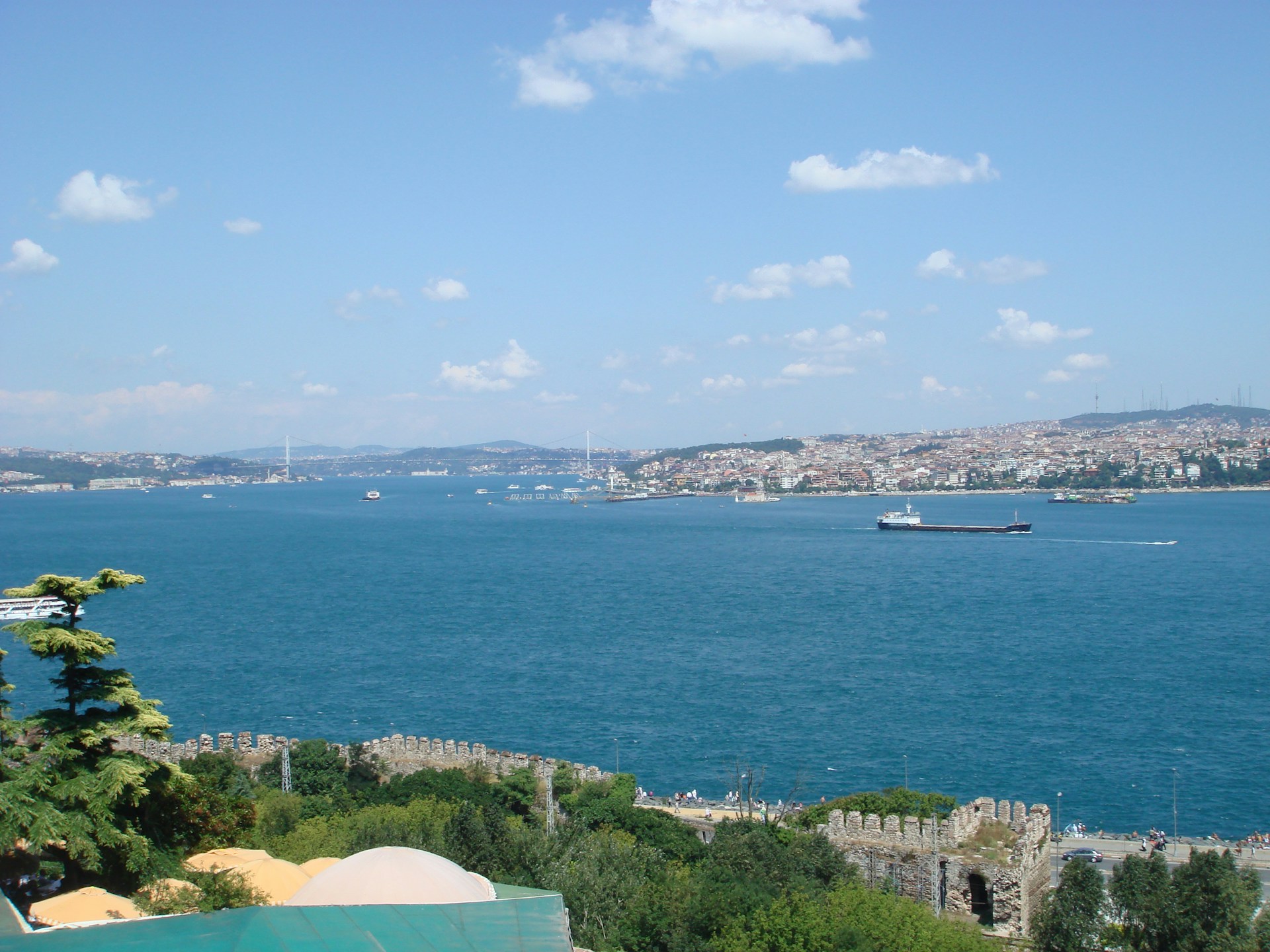 Cement Carrier Blue Ciment 1 Disabled Near Bosphorus