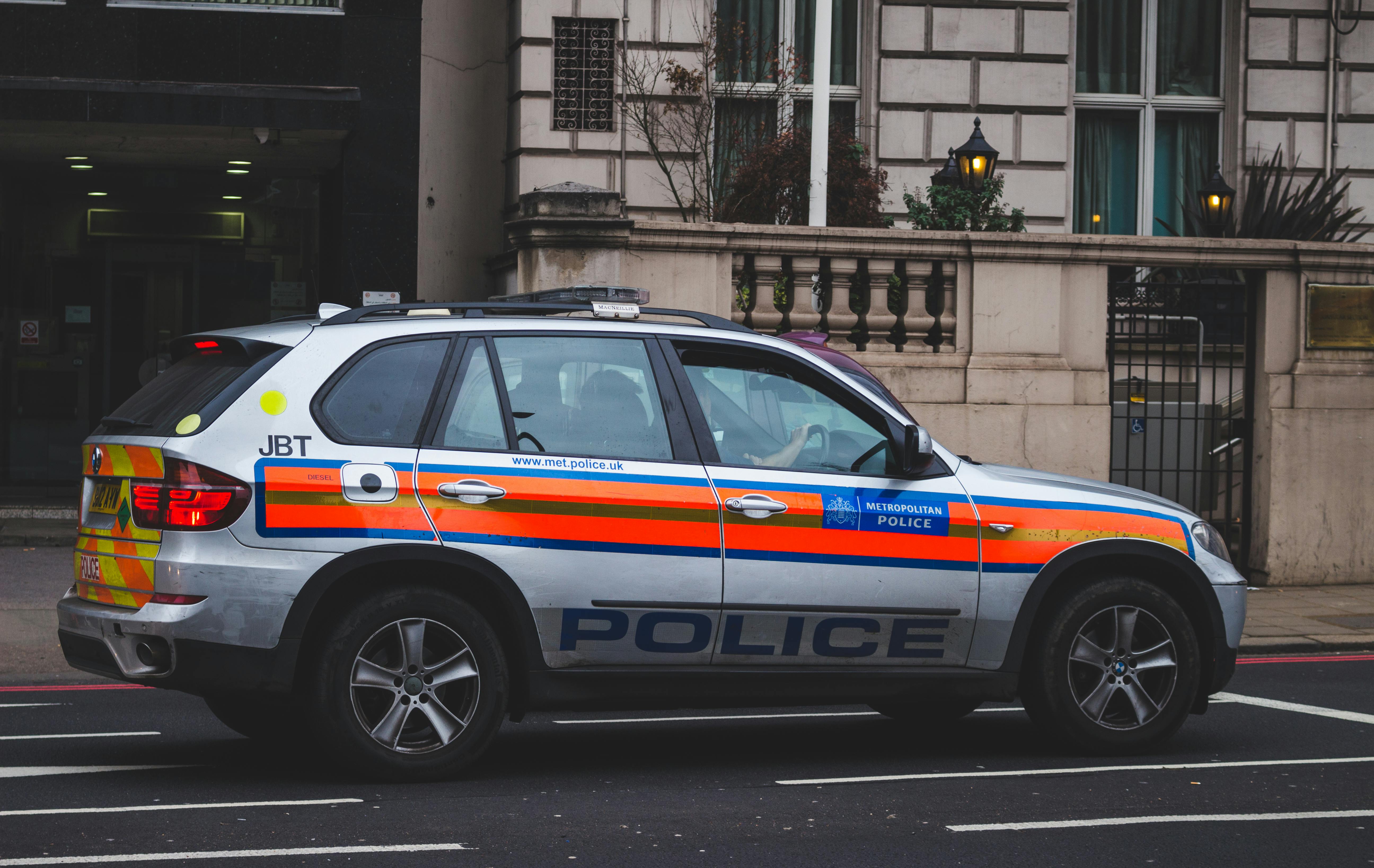 A British police car