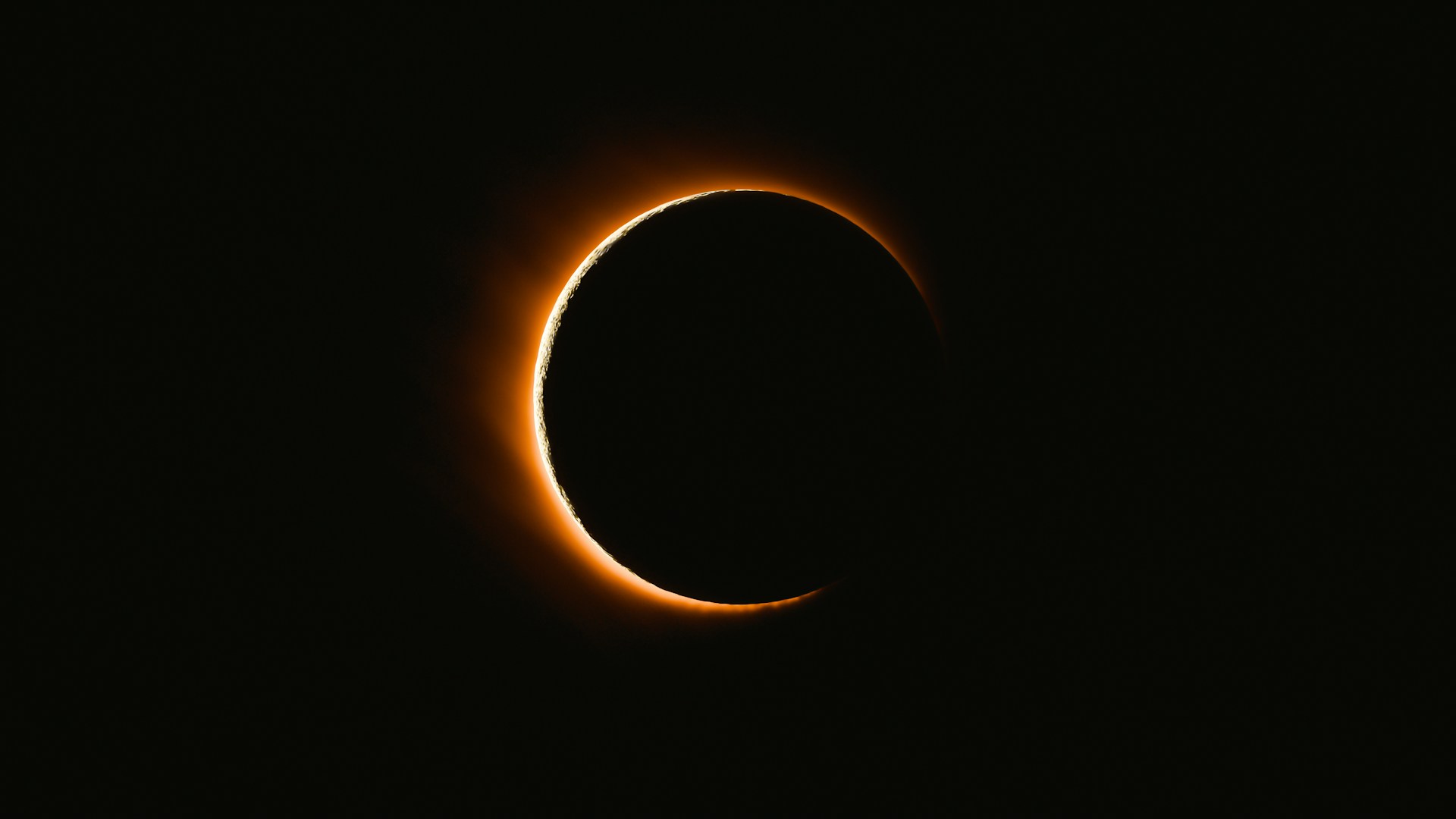 A solar eclipse