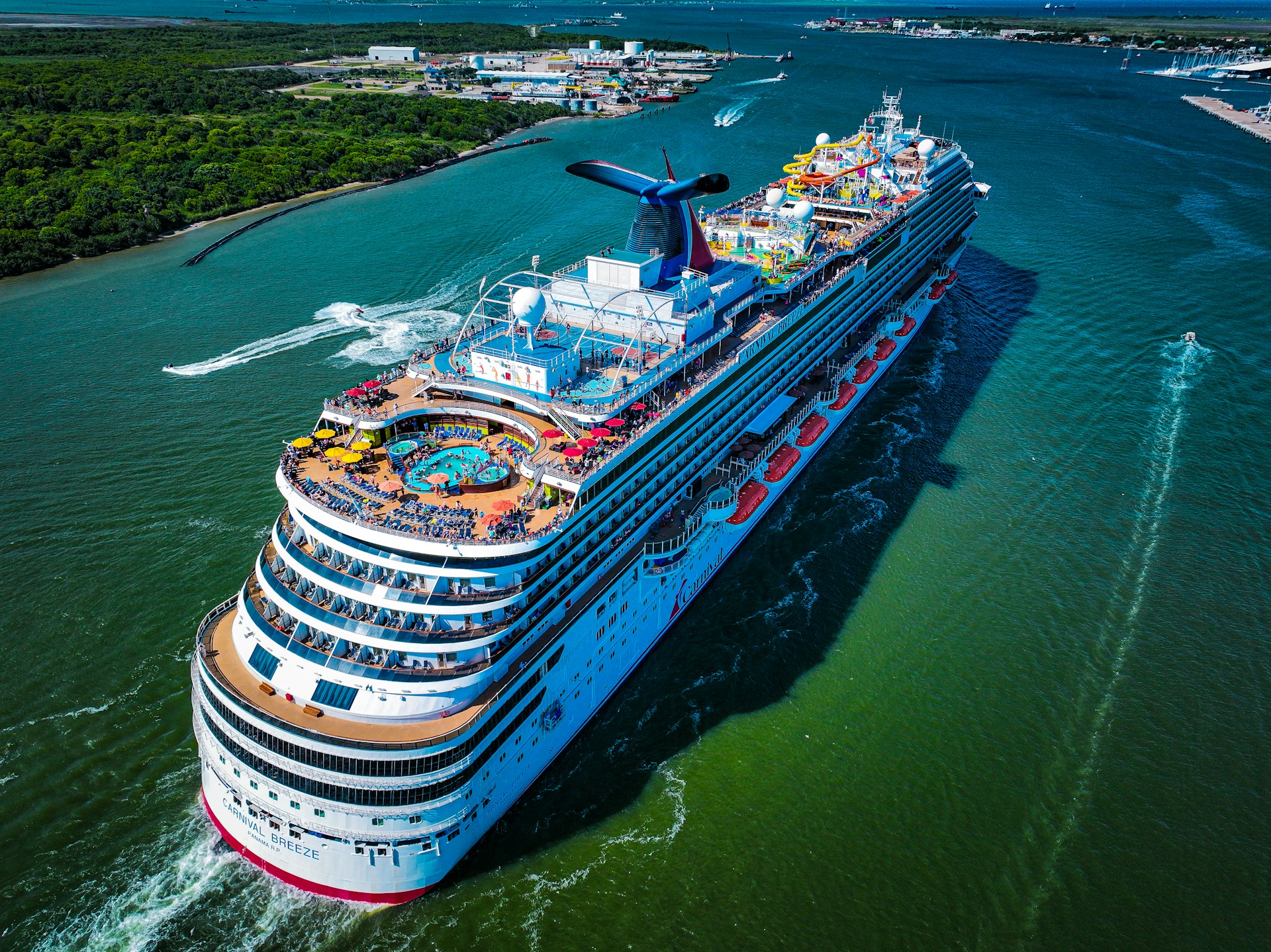 A Carnival cruise ship